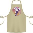 Snowboarding Funny Dont Follow Me Cotton Apron 100% Organic Khaki