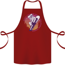 Snowboarding Funny Dont Follow Me Cotton Apron 100% Organic Maroon
