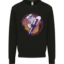 Snowboarding Funny Dont Follow Me Kids Sweatshirt Jumper Black