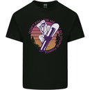 Snowboarding Funny Dont Follow Me Mens Cotton T-Shirt Tee Top Black
