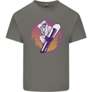 Snowboarding Funny Dont Follow Me Mens Cotton T-Shirt Tee Top Charcoal