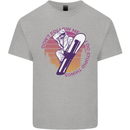 Snowboarding Funny Dont Follow Me Mens Cotton T-Shirt Tee Top Sports Grey