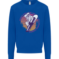 Snowboarding Funny Dont Follow Me Mens Sweatshirt Jumper Royal Blue