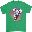 Snowboarding Funny Dont Follow Me Mens T-Shirt 100% Cotton Irish Green