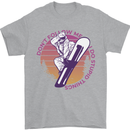 Snowboarding Funny Dont Follow Me Mens T-Shirt 100% Cotton Sports Grey