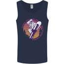 Snowboarding Funny Dont Follow Me Mens Vest Tank Top Navy Blue