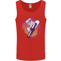 Snowboarding Funny Dont Follow Me Mens Vest Tank Top Red