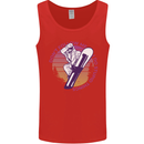 Snowboarding Funny Dont Follow Me Mens Vest Tank Top Red