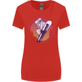 Snowboarding Funny Dont Follow Me Womens Wider Cut T-Shirt Red