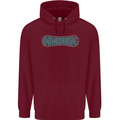 Snowboarding Snow Board Childrens Kids Hoodie Maroon