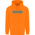 Snowboarding Snow Board Childrens Kids Hoodie Orange