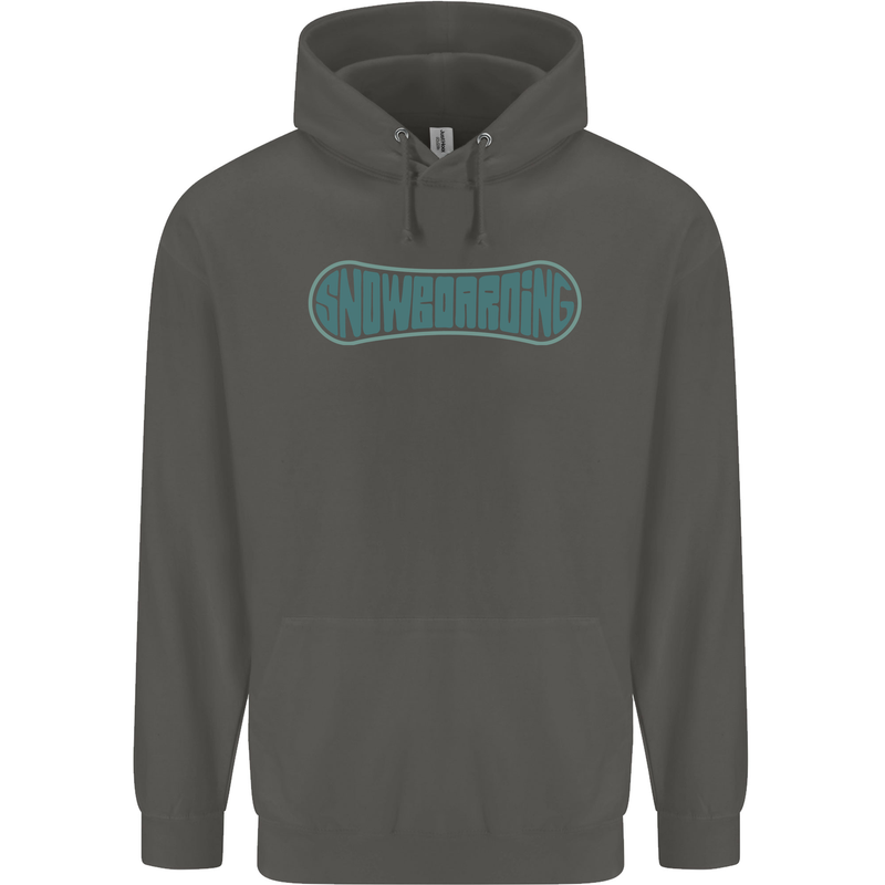 Snowboarding Snow Board Childrens Kids Hoodie Storm Grey