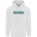 Snowboarding Snow Board Childrens Kids Hoodie White