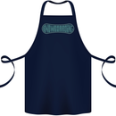 Snowboarding Snow Board Cotton Apron 100% Organic Navy Blue