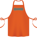 Snowboarding Snow Board Cotton Apron 100% Organic Orange