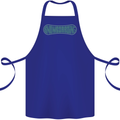 Snowboarding Snow Board Cotton Apron 100% Organic Royal Blue