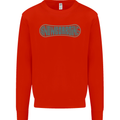 Snowboarding Snow Board Kids Sweatshirt Jumper Bright Red