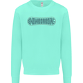 Snowboarding Snow Board Kids Sweatshirt Jumper Peppermint