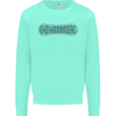 Snowboarding Snow Board Kids Sweatshirt Jumper Peppermint