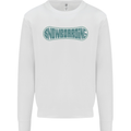 Snowboarding Snow Board Kids Sweatshirt Jumper White