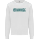 Snowboarding Snow Board Kids Sweatshirt Jumper White