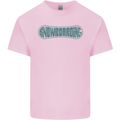 Snowboarding Snow Board Kids T-Shirt Childrens Light Pink