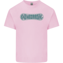 Snowboarding Snow Board Kids T-Shirt Childrens Light Pink