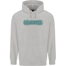 Snowboarding Snow Board Mens 80% Cotton Hoodie Sports Grey
