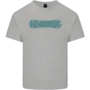 Snowboarding Snow Board Mens Cotton T-Shirt Tee Top Sports Grey
