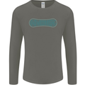 Snowboarding Snow Board Mens Long Sleeve T-Shirt Charcoal