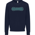 Snowboarding Snow Board Mens Sweatshirt Jumper Navy Blue