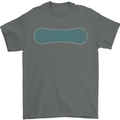 Snowboarding Snow Board Mens T-Shirt 100% Cotton Charcoal