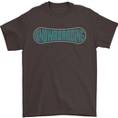 Snowboarding Snow Board Mens T-Shirt 100% Cotton Dark Chocolate
