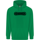 Snowboarding Snow Board Snowboarder Childrens Kids Hoodie Irish Green