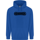 Snowboarding Snow Board Snowboarder Childrens Kids Hoodie Royal Blue