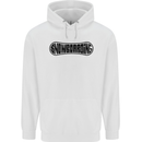 Snowboarding Snow Board Snowboarder Childrens Kids Hoodie White