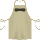 Snowboarding Snow Board Snowboarder Cotton Apron 100% Organic Khaki