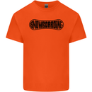 Snowboarding Snow Board Snowboarder Kids T-Shirt Childrens Orange