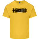 Snowboarding Snow Board Snowboarder Kids T-Shirt Childrens Yellow