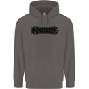 Snowboarding Snow Board Snowboarder Mens 80% Cotton Hoodie Charcoal