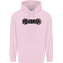 Snowboarding Snow Board Snowboarder Mens 80% Cotton Hoodie Light Pink