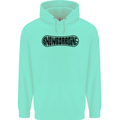 Snowboarding Snow Board Snowboarder Mens 80% Cotton Hoodie Peppermint