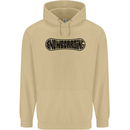 Snowboarding Snow Board Snowboarder Mens 80% Cotton Hoodie Sand