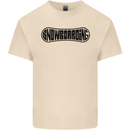 Snowboarding Snow Board Snowboarder Mens Cotton T-Shirt Tee Top Natural
