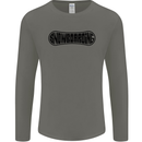 Snowboarding Snow Board Snowboarder Mens Long Sleeve T-Shirt Charcoal