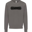 Snowboarding Snow Board Snowboarder Mens Sweatshirt Jumper Charcoal