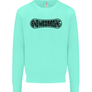Snowboarding Snow Board Snowboarder Mens Sweatshirt Jumper Peppermint