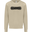 Snowboarding Snow Board Snowboarder Mens Sweatshirt Jumper Sand