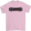Snowboarding Snow Board Snowboarder Mens T-Shirt 100% Cotton Light Pink