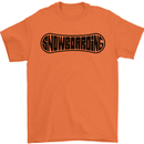 Snowboarding Snow Board Snowboarder Mens T-Shirt 100% Cotton Orange